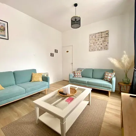 Residence De France - Plage Et Centre - 4 Personnes - Wifi - Stationnement Gratuit דירה